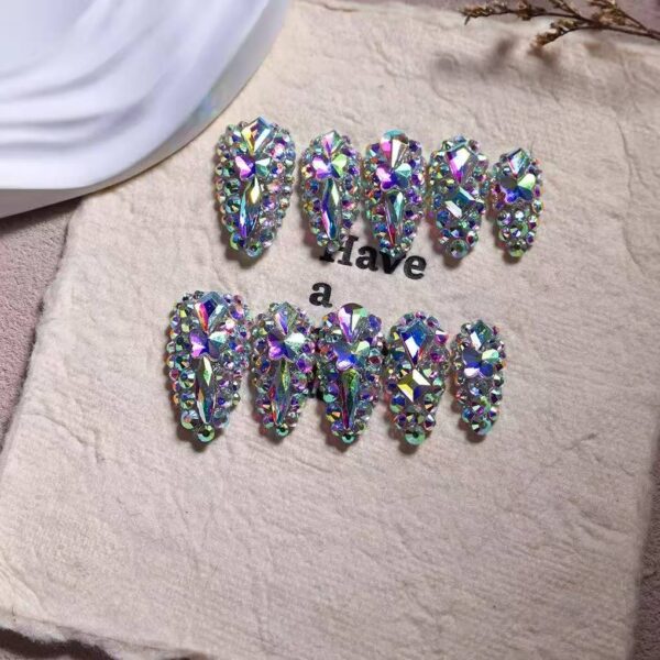 Full Rhinestone Nail Art